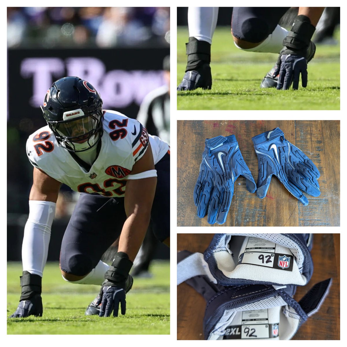 Desi_M's tweet image. @Dhardy44 Thanks for the Jordan 1 Highs and gloves for my collection!  Appreciate you!

#JustAHobby #BearDown
