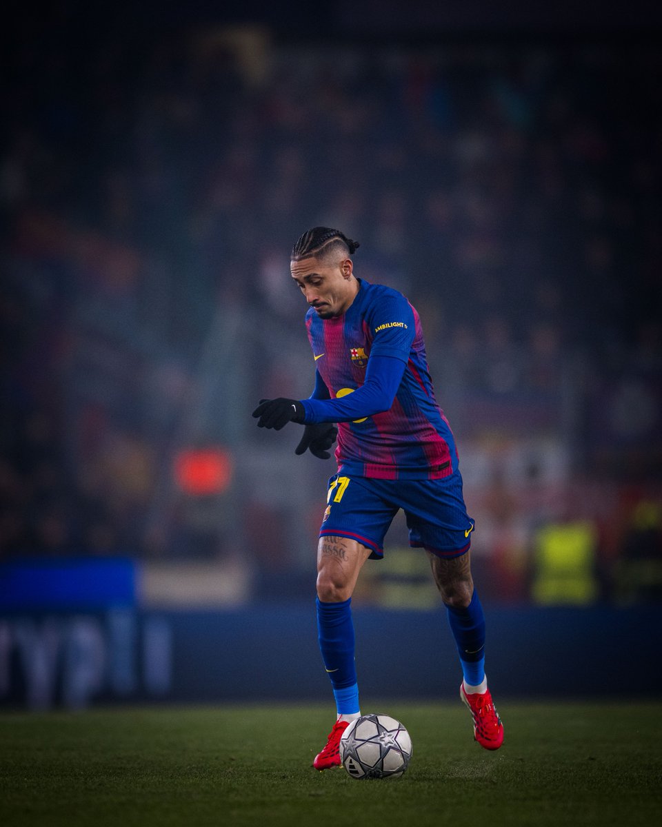 FCBarcelona's tweet photo. Always nice to have you back, @Raphinha_11b 🇧🇷 https://t.co/j0xy70UjTv