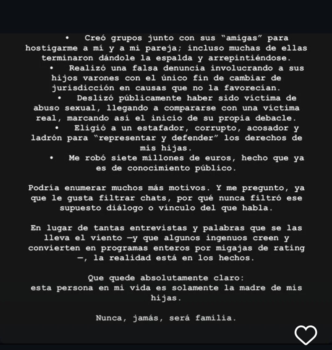 Duro descargo de <a href="/MauroIcardi/">MauroIcardi</a> En Instagram