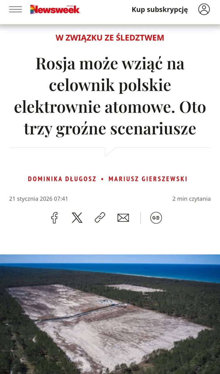 Pani <a href="/domi_dlugosz/">Dominika Długosz</a> i jej alternatywna rzeczywistość 

Z drugiej strony zajebiście bo to oznacza że będziemy mieć elektrownie jądrowe, zła wiadomość że ruscy już wiedzą gdzie je będziemy mieć… a my jeszcze nie 🤷‍♂️

Dobrej nocy 🎈