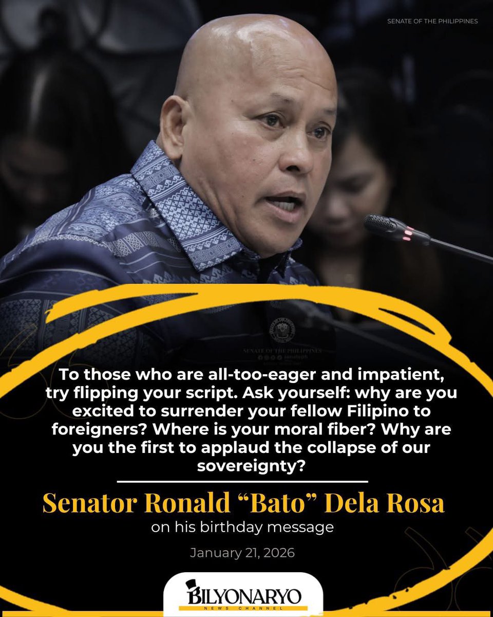 oslecjunior's tweet image. Delivering you to the ICC is not giving up our sovereignty. 

It’s called giving up a criminal to face accountability and justice.

#DuwagSiBato #iBATOnayansaICC