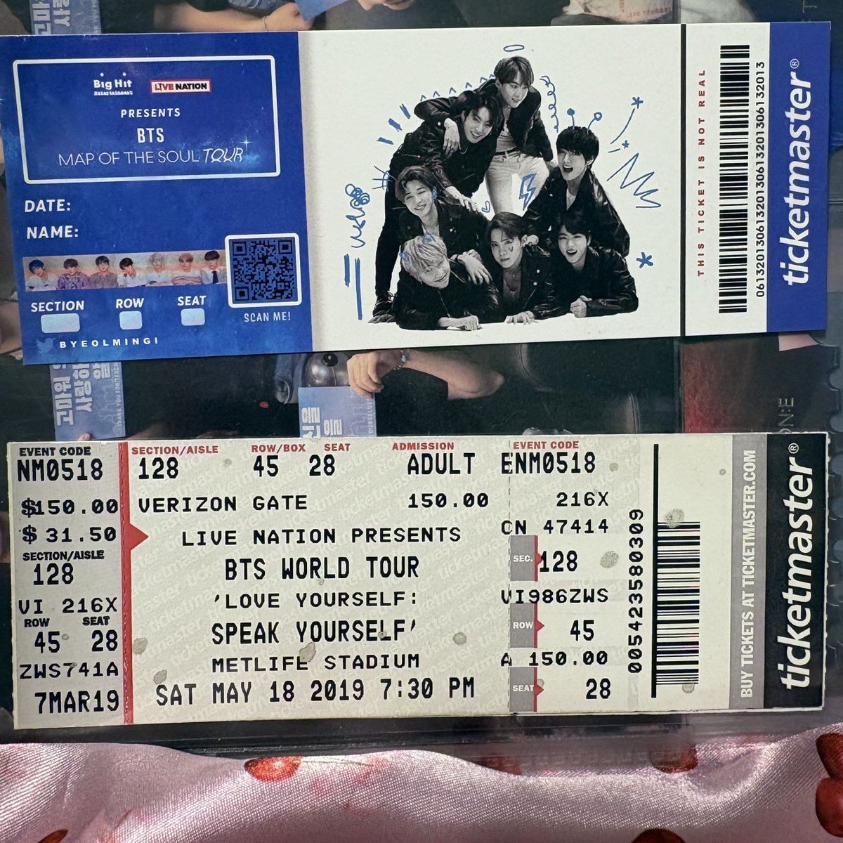 hopebeom's tweet image. what i paid to see bts back in 2019 at metlife… oh i am SICK