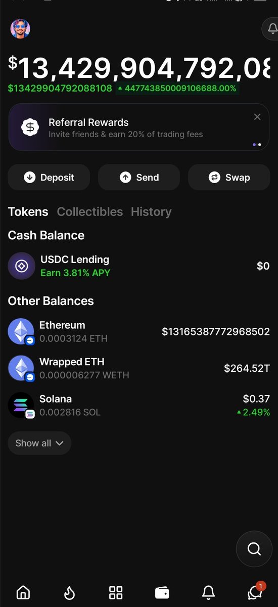D_Gentle01's tweet photo. 🌚🌚 Richest on Farcaster https://t.co/cNETZIj9Ol