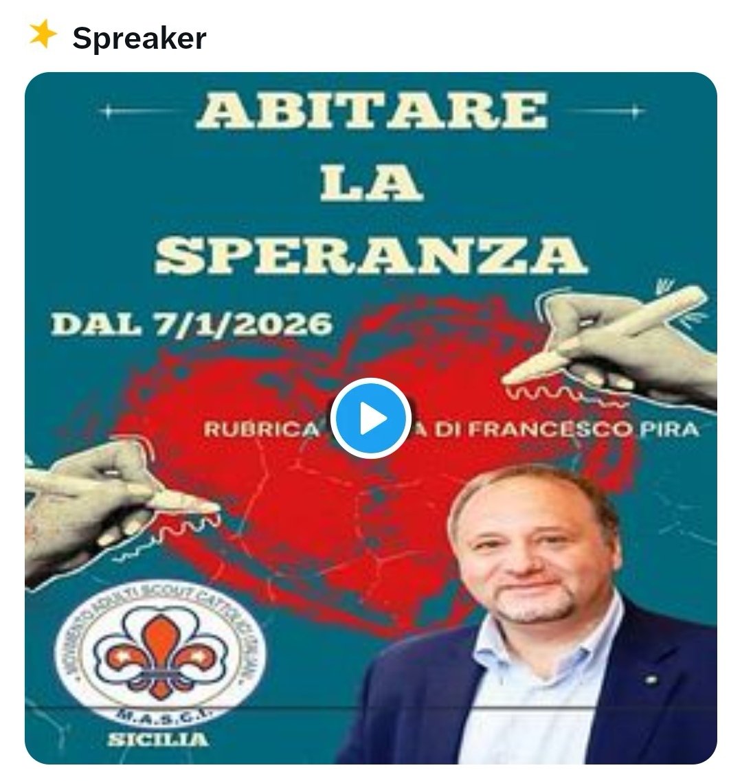 Abitare la speranza (2) la Pace, su WebRadioScout 👇🏻
bit.ly/4qzVUig