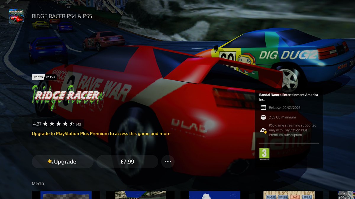 TGK_22's tweet image. BANDAI JUST DROPPED RIDGE RACER OG WITH NEXT GEN ENHANCEMENTS LIKE IT WAS NOTHING