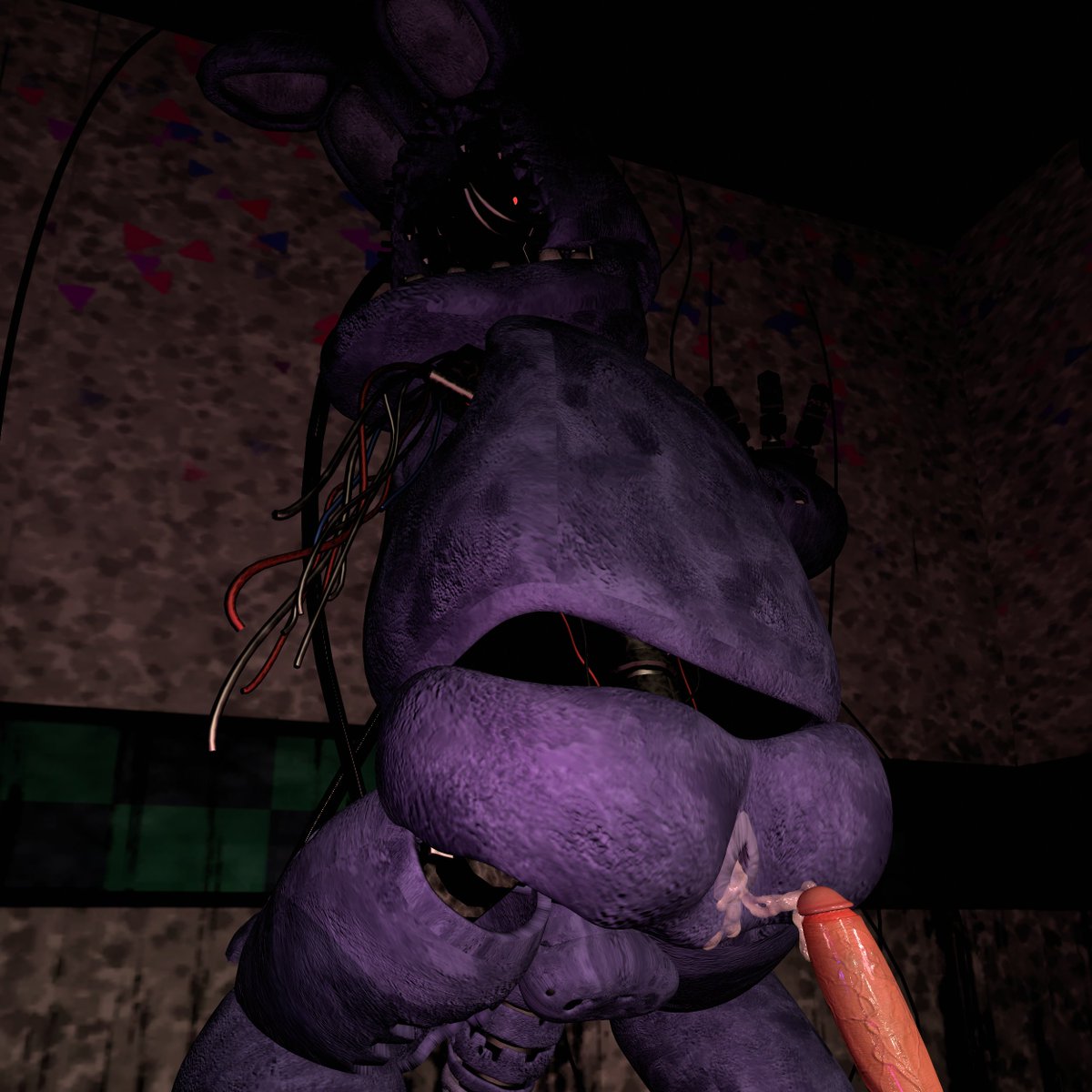 Turns out Bonnie has an extended history of fucking nightguards in the parts and service rooms. Is this surprising?