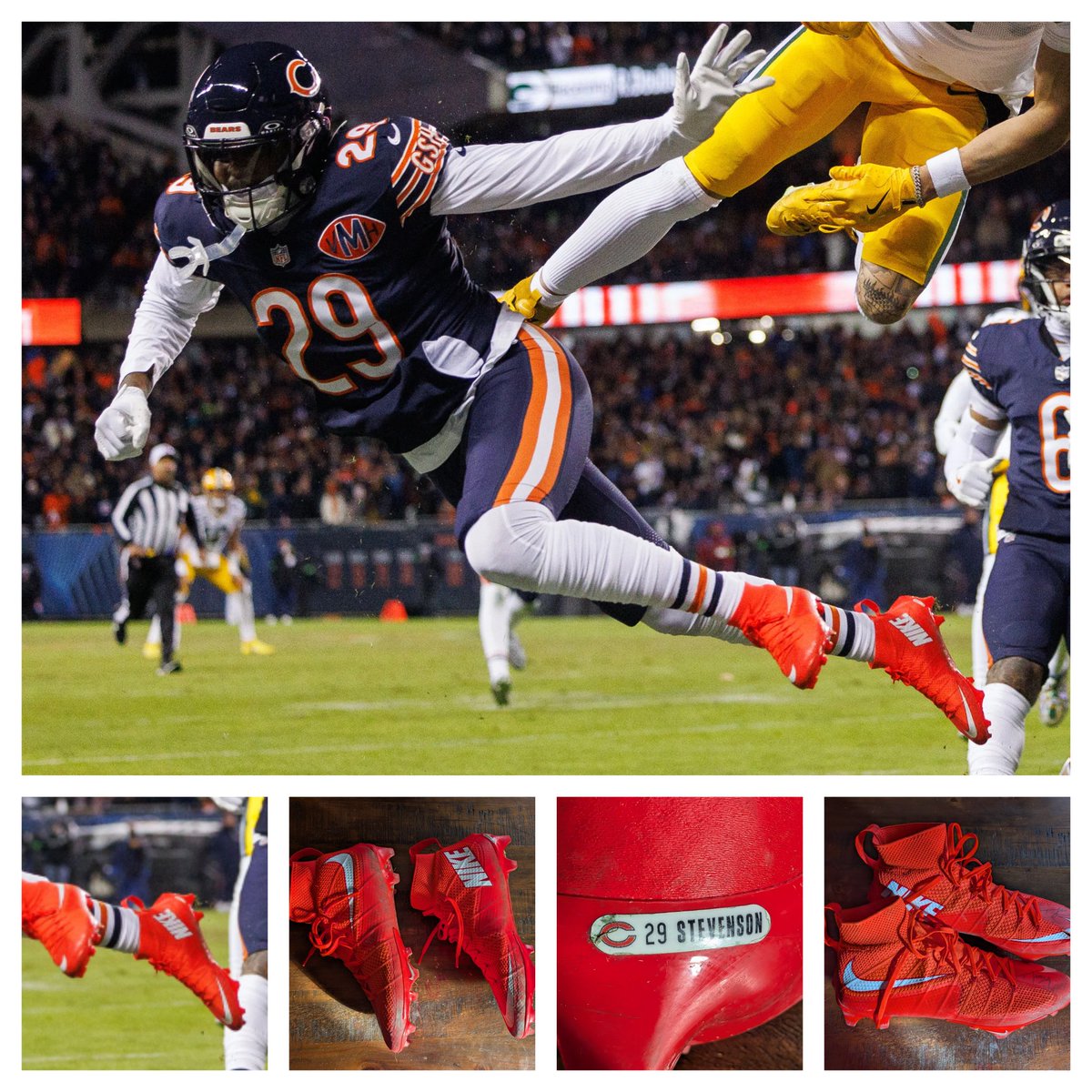 Desi_M's tweet image. @dreamchaserTy10 Thank you for the orange Nike cleats for my collection!  Great season brother!  Enjoy the off season and see you soon!

#JustAHobby #BearDown