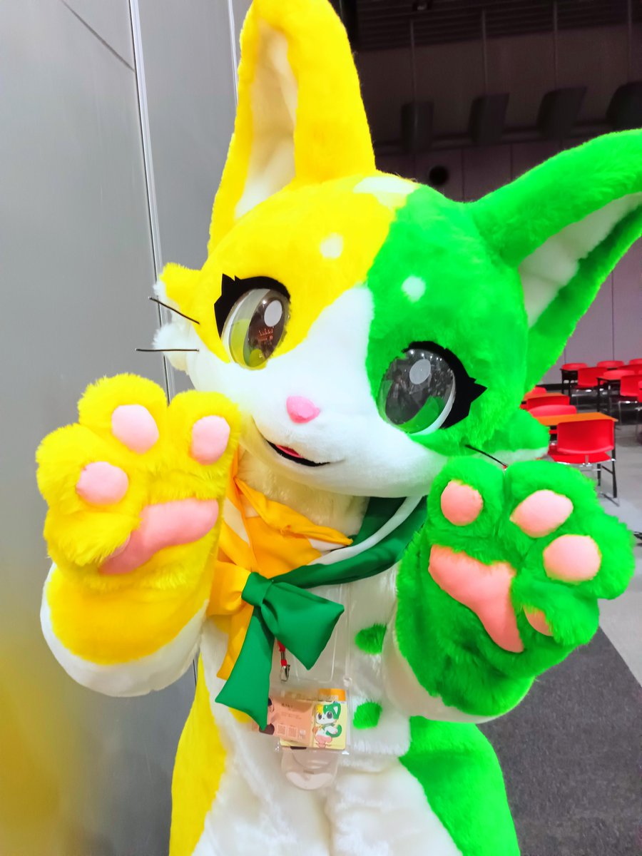 cornkmn's tweet photo. OFFFが2年ぶりに開催されるというとで、初イベの振り返り〜
初写真(ティス&つゆ)、初モフ(はつけもちゃん)、初プロ体&るーふる(オドループは一生の思い出✨️)、初ツーショ(シーファーくん)
#OFFF2024 https://t.co/Mb3nkGtMzp