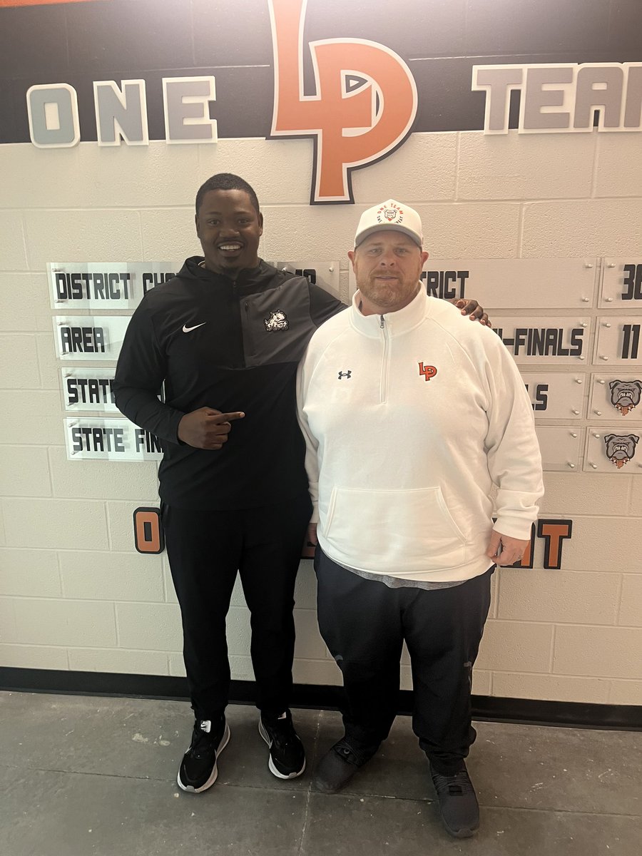 RecruitLP's tweet photo. We appreciate 
@TCUFootball for coming to @RecruitLP for our student athletes. College Coaches are always welcome at the Dawg House. https://t.co/mmXXyBMxyH
