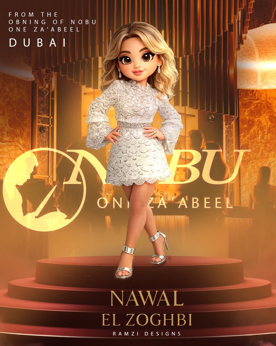 The Queen Of Arab Pop &amp; The Golden Star <a href="/NawalElZoghbi/">Nawal El Zoghbi - نوال الزغبي</a> from the Opning of #NOBU #ZAABEEL  The Big event 🔥 
#نوال_الزغبي | #nawalelzoghbi