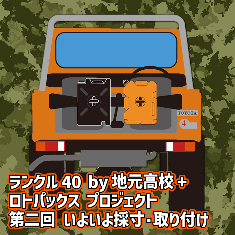 plot_touring's tweet photo. プロトオンラインストアに記事を投稿しました！
新プロジェクト ランクル40 by刈谷工科高校+ロトパックス　
第二回 いよいよ採寸・取り付け

#RotopaX https://t.co/nnTN8HAWnO