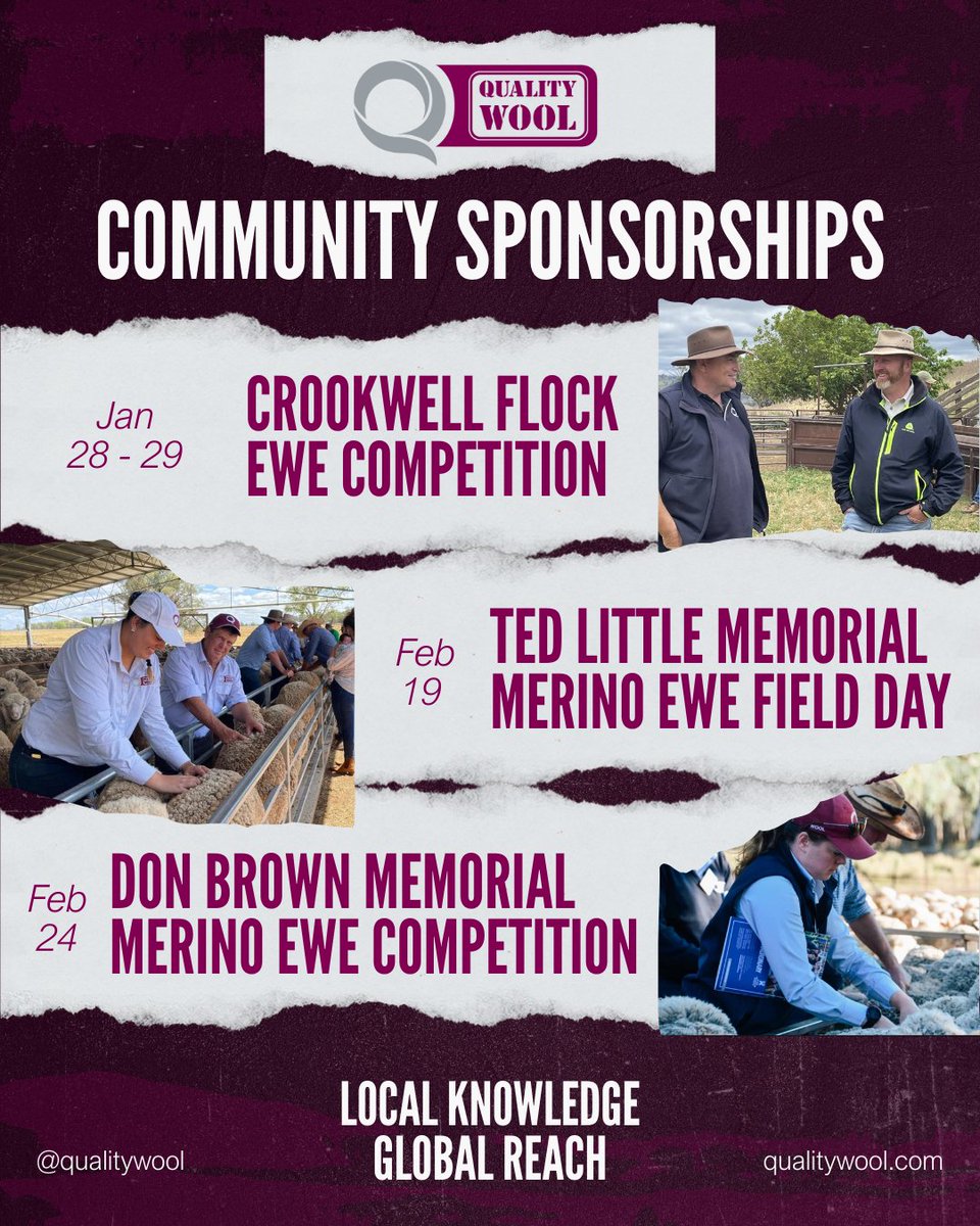 QualityWool's tweet image. STARTING off the year in style in NSW. #Sponsorships