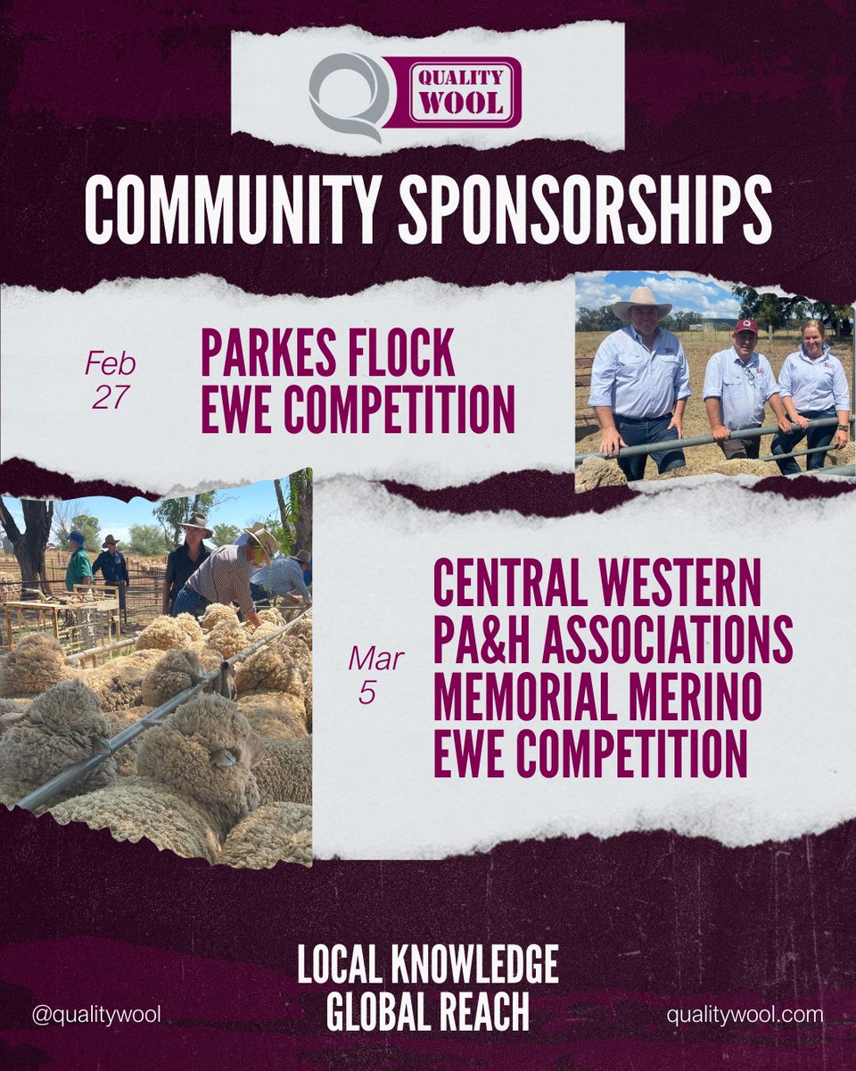 QualityWool's tweet image. STARTING off the year in style in NSW. #Sponsorships