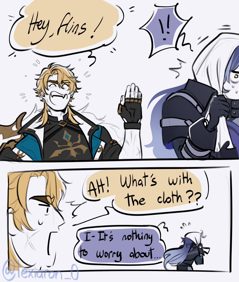 lexiaron0's tweet image. He has pointy ears 
#Varflins