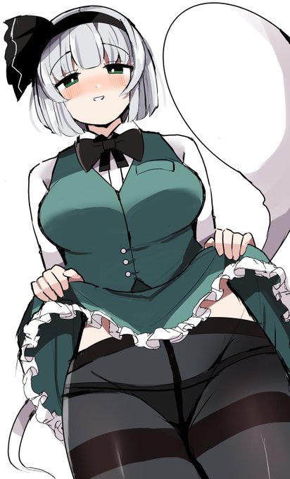 タイツなのでセーフ!(ノーパン差分作ればよかった) 