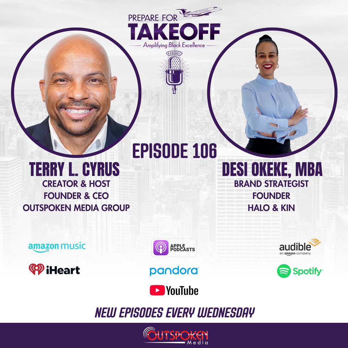 New Podcast Episode Alert‼️⏰ <a href="/Prep_4_Takeoff/">Prepare For Takeoff Podcast</a> - Episode 106 featuring Desi Okeke, an award-winning marketer and brand strategist. Watch the full Prepare For Takeoff episode on <a href="/YouTube/">YouTube</a> by clicking youtu.be/MaPQU5ZxQ0s or <a href="/Spotify/">Spotify</a> by clicking open.spotify.com/episode/0mGvoO….