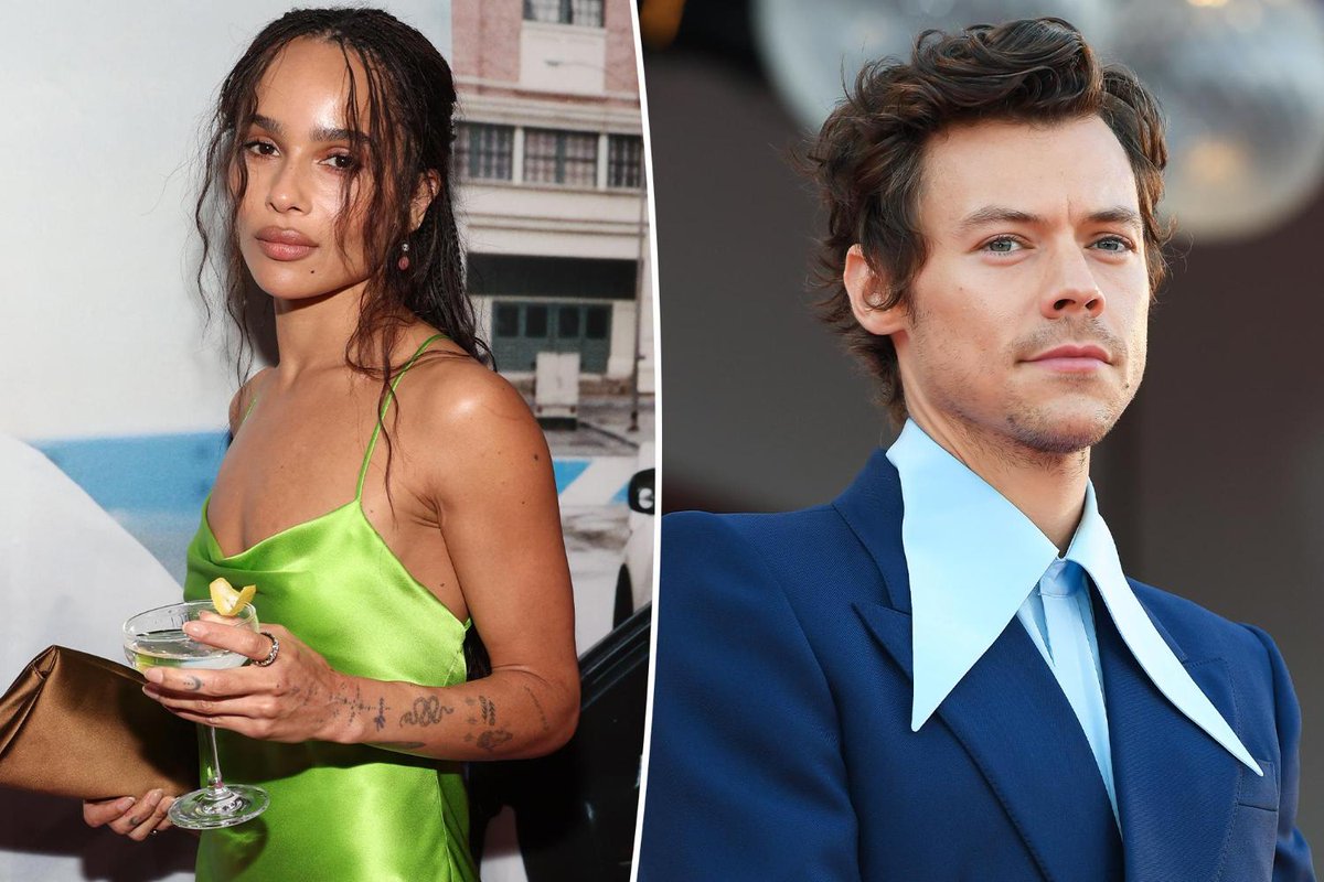 PageSix's tweet image. Zoe Kravitz thinks Harry Styles is her ‘soulmate’ pagesix.com/2026/01/21/cel…