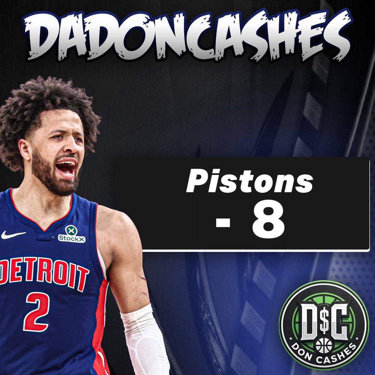 DaDonCashes's tweet image. 🪜DA DON’S LADDER CHALLENGE
  💰$250$ —&amp;gt; $2500 Challenge💰

        Day 4️⃣ HERE 🚨
       ——————————————
    Day 4: 🪜 $1,264—&amp;gt;$2,135 🪜

🔒- 🔴🔵 Detroit -8 

   Like/Retweet/Comment If 🧗 🚨
#Nba #piston #detroit #ladder