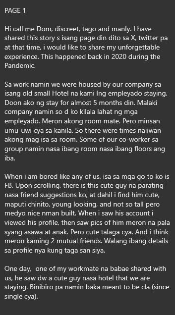 AlterOfan83223's tweet photo. Kuya, willing ako maging kabit mo habang nandito tayo.
Pages 1-2
Sender: Dom
#ConfessionOfanAlter784
#Officemate #CheatingHusband #MarriedMan https://t.co/c15UjNEHV6