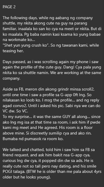 AlterOfan83223's tweet photo. Kuya, willing ako maging kabit mo habang nandito tayo.
Pages 1-2
Sender: Dom
#ConfessionOfanAlter784
#Officemate #CheatingHusband #MarriedMan https://t.co/c15UjNEHV6