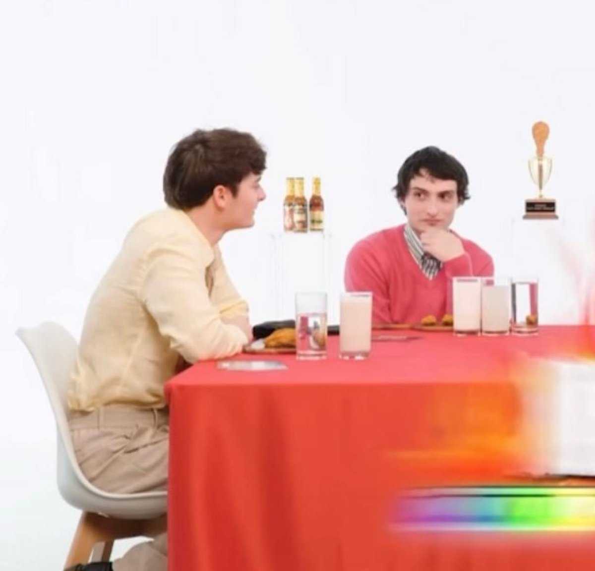 LifeGacha65183's tweet image. I wonder what he's thinking when he looks at Noah like that.  🫣 
#foah #foahendgame