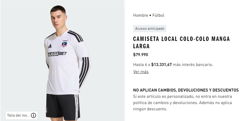 Hanti09's tweet image. En que momento normalizamos pagar 80 LUCAS/90 USD por una camiseta de fútbol?

Me sigue pareciendo una locura