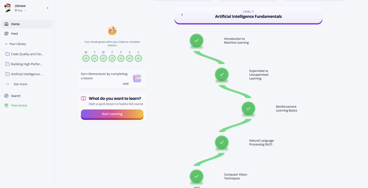 I made Claude Code for learning! You can put together INSANE curriculums for FREE!

Super powerful and i'm using it myself every day. I knew AI + Education would come one day, but this has me wondering why I payed for college.

I've been pressured into going B2B route, but am