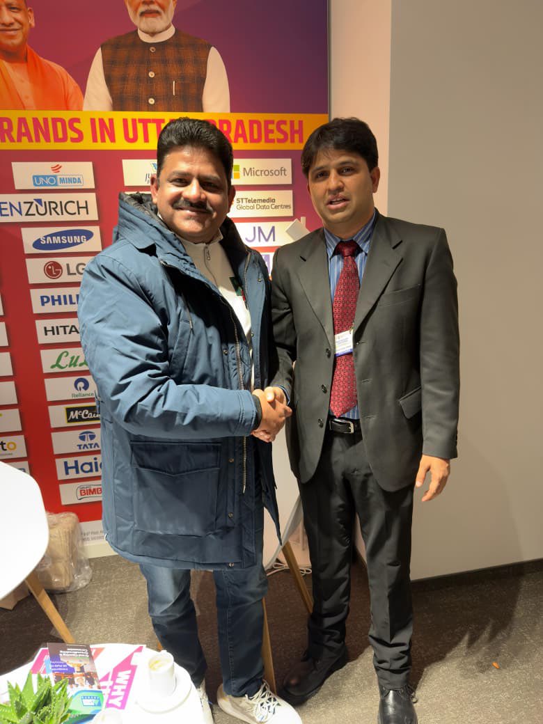 World Economic Forum at Davos 2026: The annual forum that attempts to shape global agendas comes at a time of massive global upheaval. In the interest Of industry and investment in Uttar Pradesh Economy, widely covered by Brajesh Mishra Editor in Cheif Bharat Samachar will leave