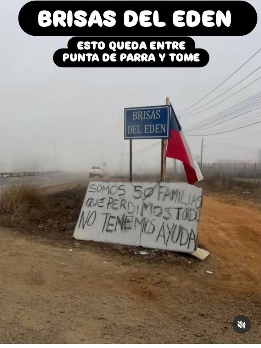 🔴"Somos 50 familias que perdimos todo, no tenemos ayuda"

📍Vecinos de Brisas del Edén entre Punta de Parra y Tomé.

<a href="/reddeemergencia/">Red de Emergencia ONG</a> <a href="/RNE_Alpha_8/">Carlos Coray</a> <a href="/GrupoWurtlitzer/">Grupo Wurtlitzer</a> <a href="/cleivamoris/">🚨🚨Claudio Leiva Moris 🚒🚒🇵🇸</a> <a href="/djgraff_German/">German Espinoza</a> <a href="/NodoRiesgo/">Nodo Riesgo</a> <a href="/bombabelloto/">Bomba Belloto</a>
