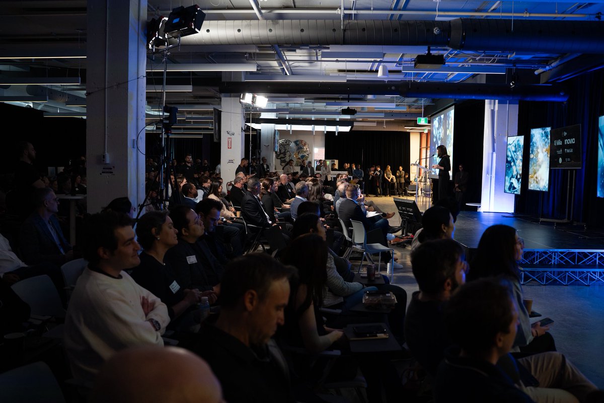 EvanLSolomon's tweet image. Canada has extraordinary AI talent — 10% of the world’s top AI research, but less than 2% of the capital.

At Mila today, the launch of the Venture Scientist Fund marks a new pathway to turn Canadian ideas into globally competitive AI companies — creating jobs and keeping the…