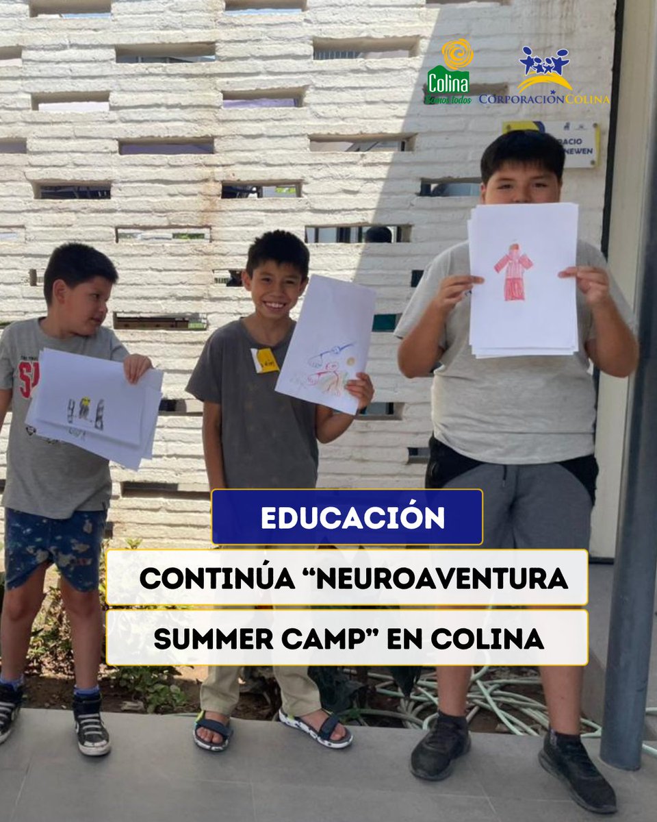 CorpColina's tweet image. Segundo día de Neuroaventura Summer Camp 🎬🤸‍♂️ con función de cine y ejercicio físico, juego e inclusión, promoviendo bienestar, en el CEDI de Colina.
#LoQueHacemosMejoraTuVida