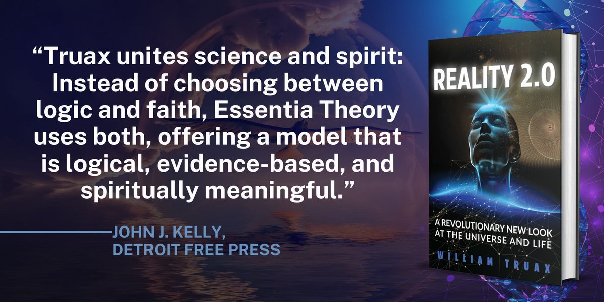 IAN_AuthorPromo's tweet image. “What is Reality 2.0? It's the evolution of human thought.” — William Truax, Author #HumanThought #iartg @DeepakChopra amazon.com/Reality-2-0-Re… #IAN1 #IARTG @abookpublicist #quantumphysics