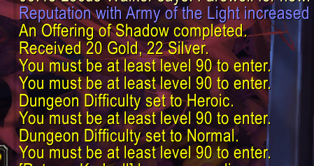 Tried to get into Seat of the Triumvirate but apparently #midnight is already here #worldofwarcraft