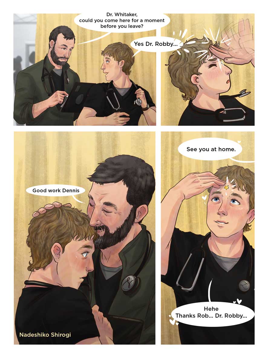 I fell into "The pitt"  and I had to get this idea out of my mind and draw it #hucklerobby