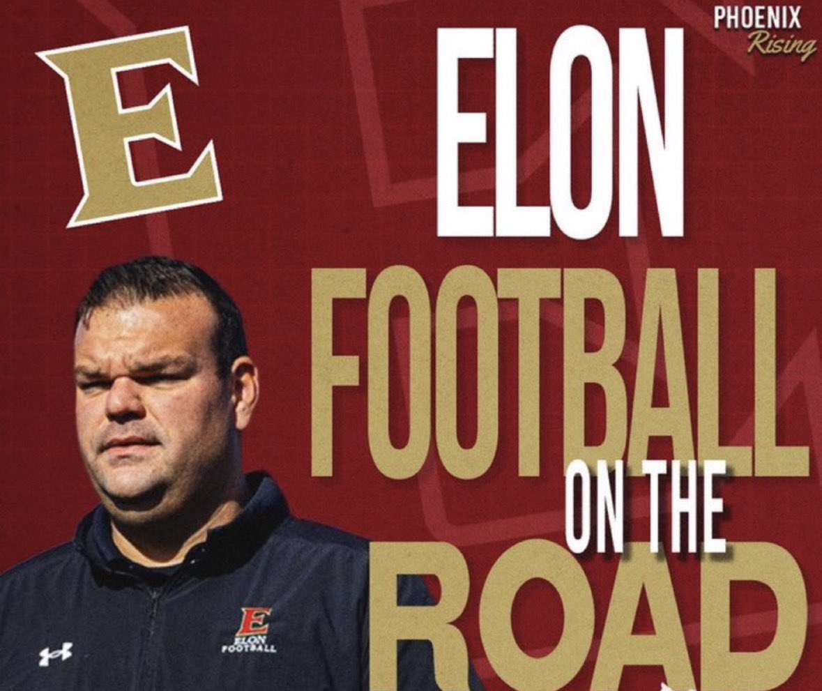 CoachP_eterson's tweet photo. Appreciate the genuine coach talk today @Coach_Stad Always a warm welcome for @ElonFootball
#AED #ELON #COMETOELON
@FlintHillFball
#SparkTheFlintπ₯ https://t.co/9VHbgxCp7Q