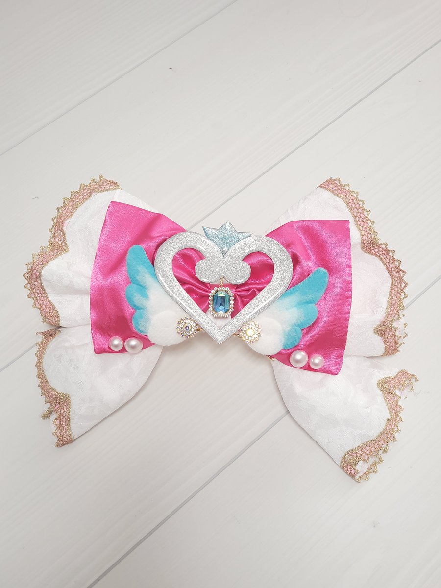名探偵プリキュア キュアミスティック衣装進捗 頭のリボン作ったよ