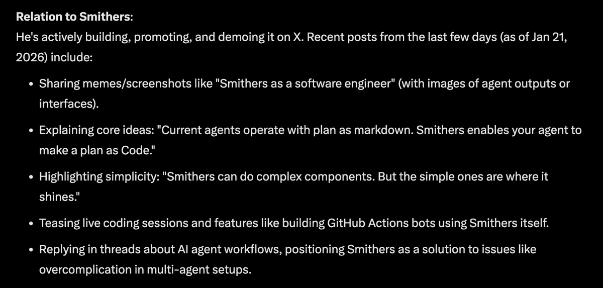 for those wanting a cliff notes summary (I was new to this today), here's a few notes I found on grok about developer of Smithers 

hey <a href="/FUCORY/">fucory</a> is this info accurate?