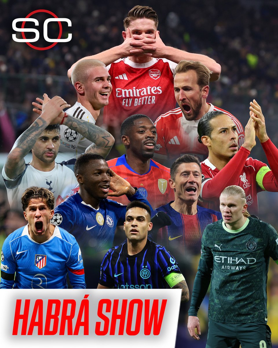 🍿 PÓNGANSE CÓMODOS Y PREPAREN TODAS SUS PANTALLAS...

🔥 La última jornada de la #CHAMPIONSxESPN nos dará mucho show

🇫🇷 PSG vs. Newcastle 🏴󠁧󠁢󠁥󠁮󠁧󠁿
🏴󠁧󠁢󠁥󠁮󠁧󠁿 Manchester City vs. Galatasaray 🇹🇷
🏴󠁧󠁢󠁥󠁮󠁧󠁿 Liverpool vs. Qarabag 🇦🇿
🇩🇪 Borussia Dortmund vs. Inter 🇮🇹
🇪🇸 Barcelona vs. Copenhague 🇩🇰
🏴󠁧󠁢󠁥󠁮󠁧󠁿