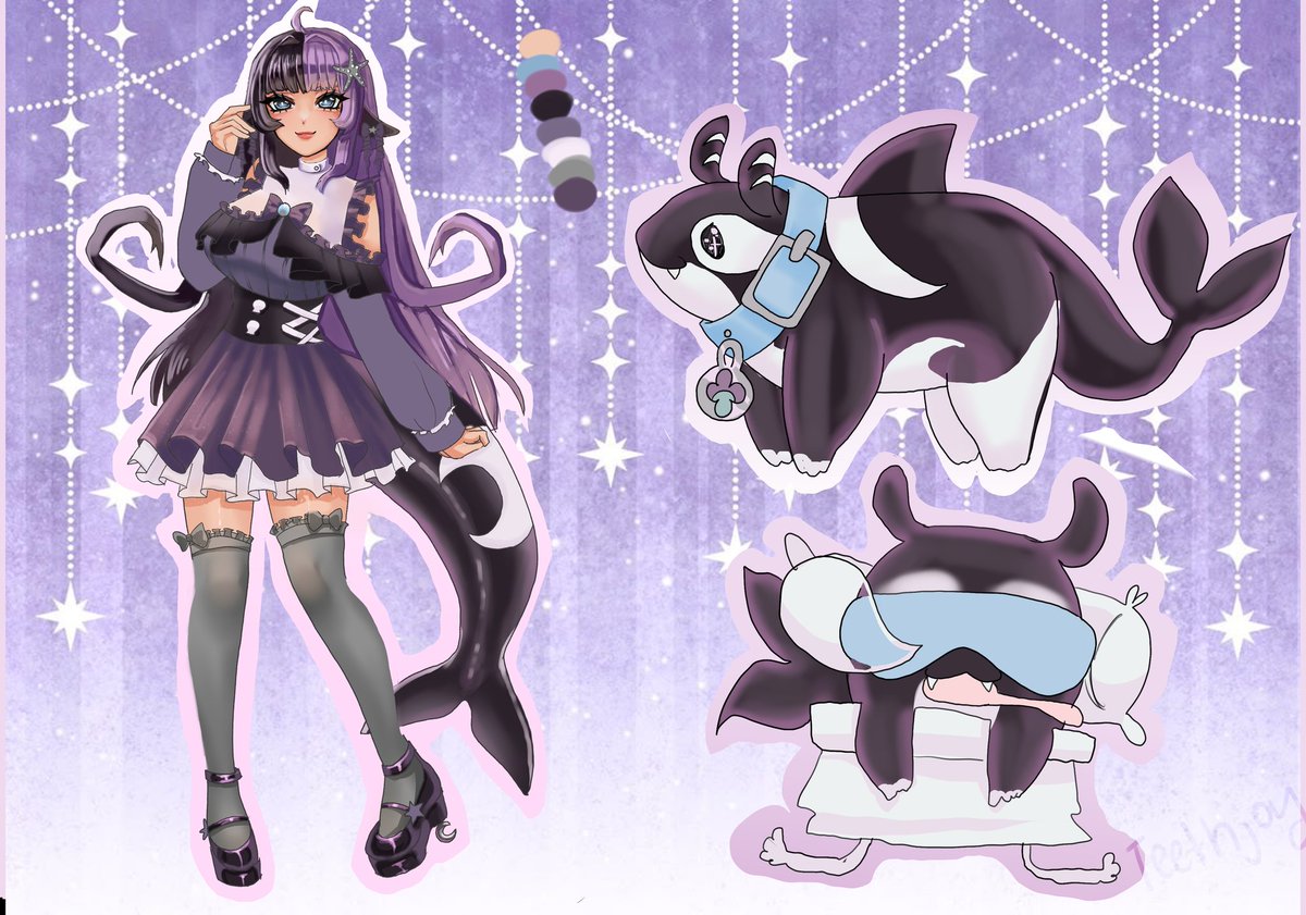 Ophelia 🐋🌠 | Orca Kaiju Vtuber tweet media