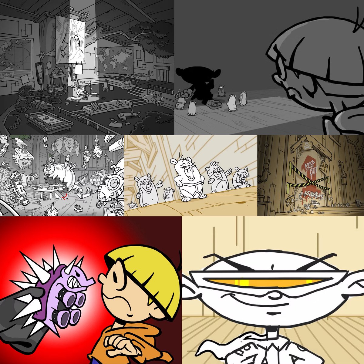 ‘Codename Kids Next Door’ creator Tom Warburton reveals unseen artwork for ‘Galactic Next Door’ by art director Guy Moore. 👀 

‼️ | Should the show come back?