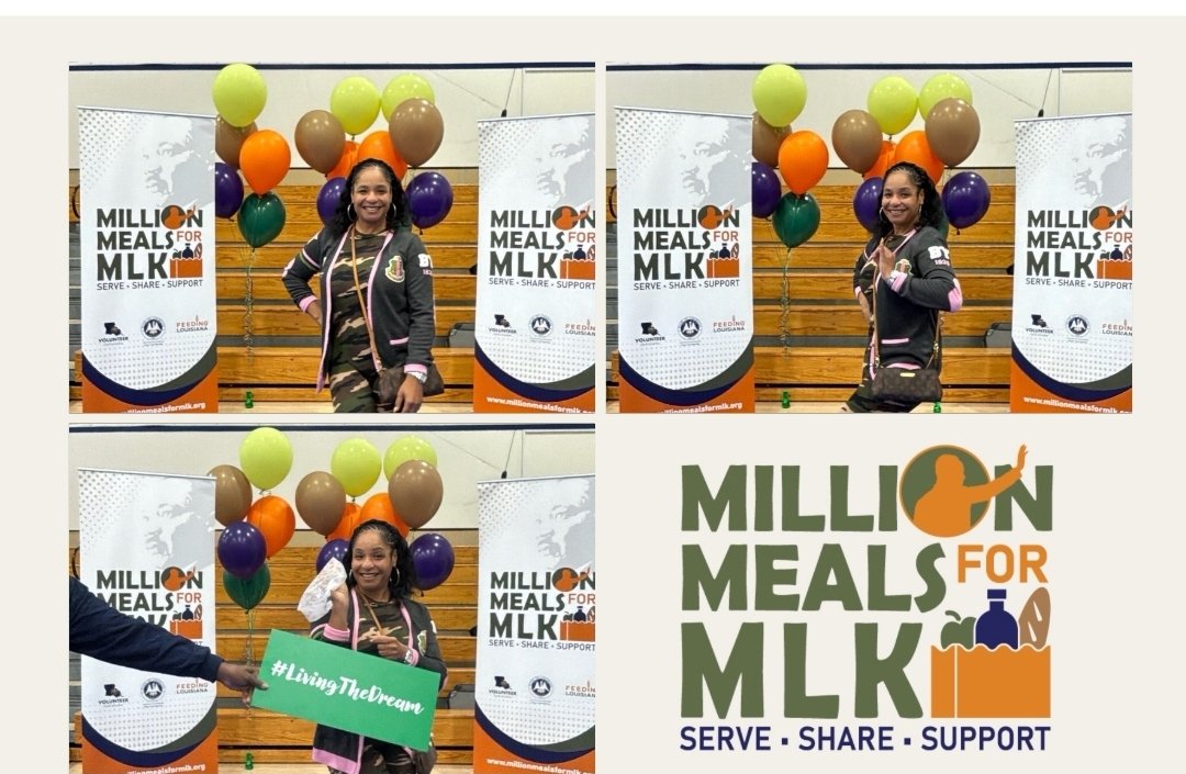 daph1908's tweet image. Monday, we helped package over 100 million meals 4 Million Meals for MLK.

Mom always taught us that volunteering wasn’t optional. That lesson planted a seed that grew into a lifelong commitment 2 helping others beyond our own family. Service is how we build  community!  #Giving