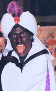 Net_Driver__'s tweet image. I wouldn't call it "woke" but yeah his blackface make-up was pretty dark ig