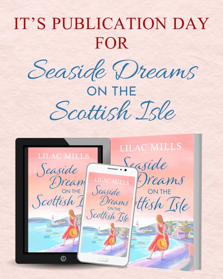 Happy publication day to <a href="/LilacMills/">Lilac Mills</a>! 🍾
She has just released another gorgeous novel to brighten your day.
A sweet emotional romance set on the Isle of Skye, it’s available in ebook and paperback.
#bookstoread #newbooks