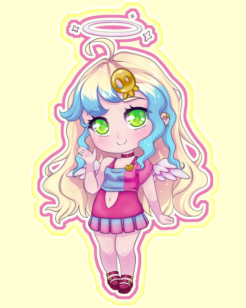 I always forget to post my art ^^'

I did this last year, but I'm already working on a new outfit.

Posting cause it's cute ~
#art