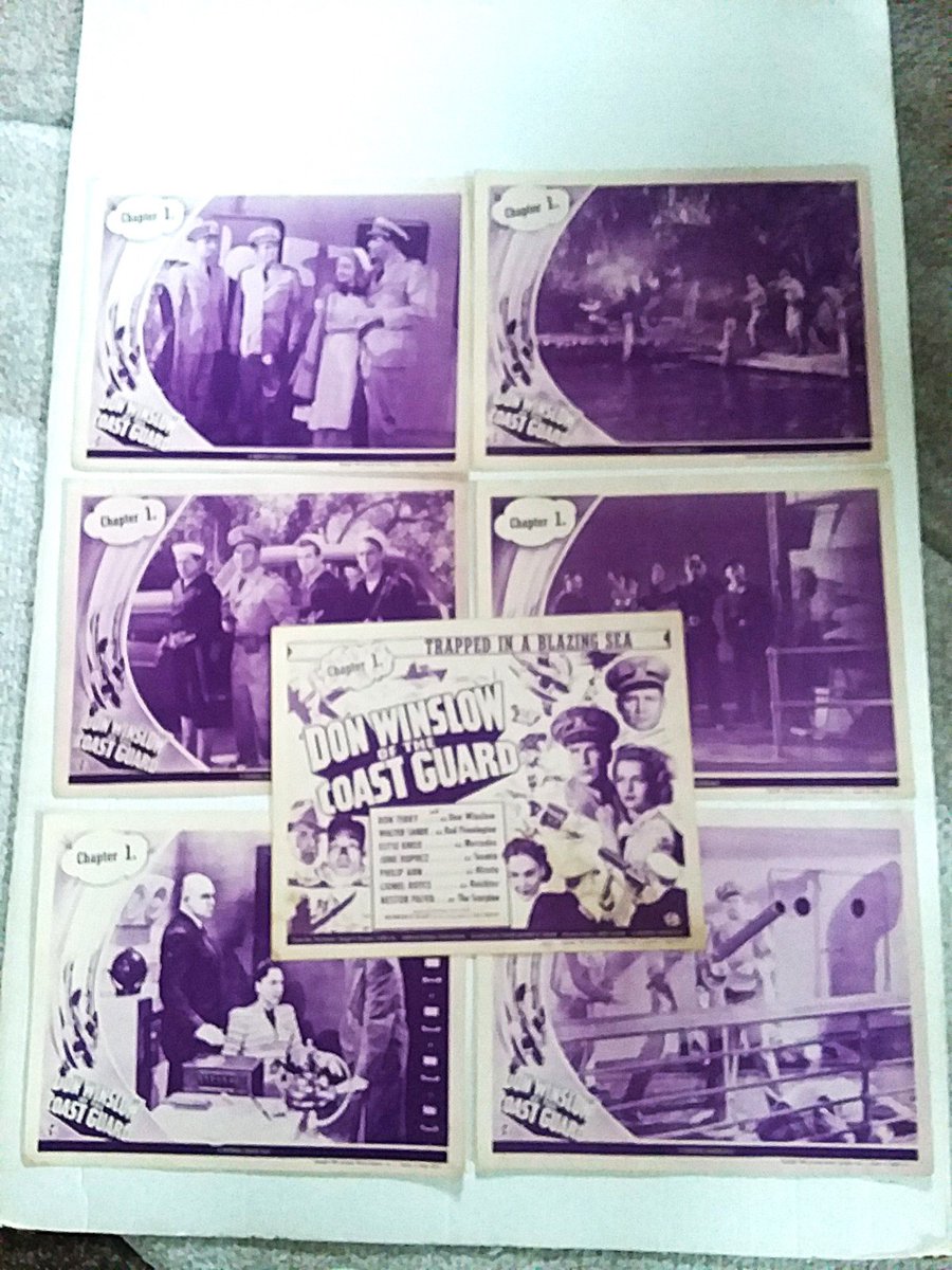 FilmPosterPosts's tweet image. DON WINSLOW OF THE COAST GUARD....CHAP. 1, 2, 3, 5....1943.....4 LOBBY CARD SETS

ebay.com/itm/2573150711…

#ad #MoviePoster #FilmPoster #Posters