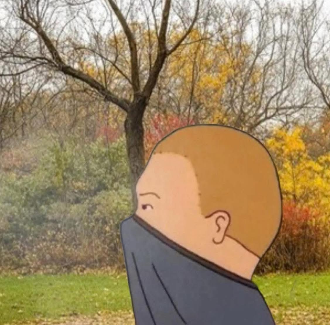 Callunc's tweet image. Me when somebody lights a cigarette