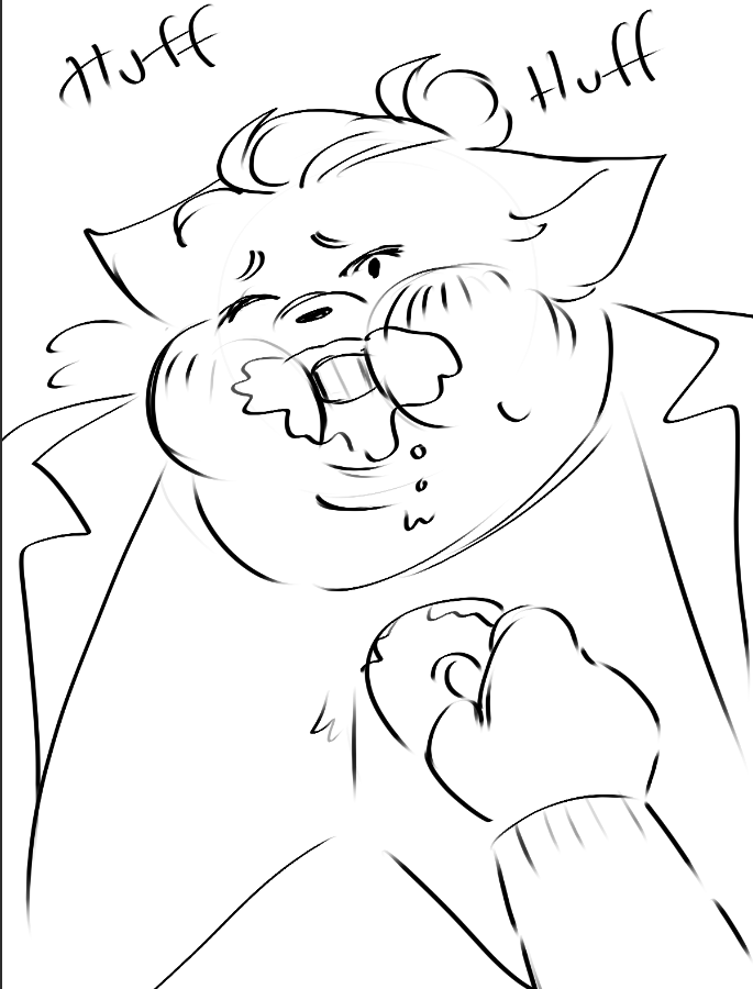 NihilvV_AD's tweet image. "After enough donuts and small promotions I think my boss finally revealed her true intentions...safe to say it's less paperwork at least haha,,urp" 

The lovely executive boss stuffing my face is my lovely @Fatfreakalert 💖❤️