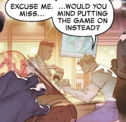 foeyeahboi's tweet image. lmao not zdarsky sneaking in that steve rogers respects fluid gender identities