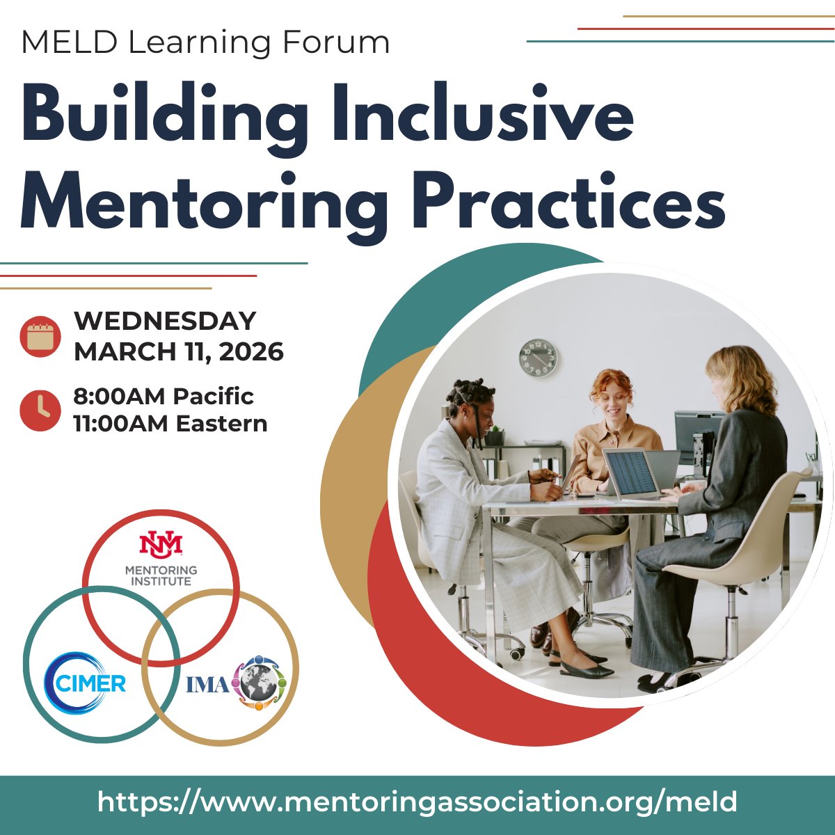 ⏰ Happening Tomorrow! #MELD Learning Forum: Effective Communication in Developmental Relationships and strengthen the communication skills that make mentoring effective.📅 Wednesday, February 11⏰ 8am Pacific tinyurl.com/MELDLearningFo…