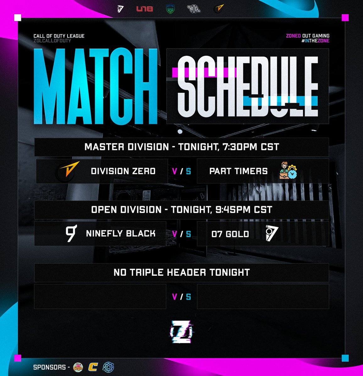 Zoned Out Gaming League tweet media